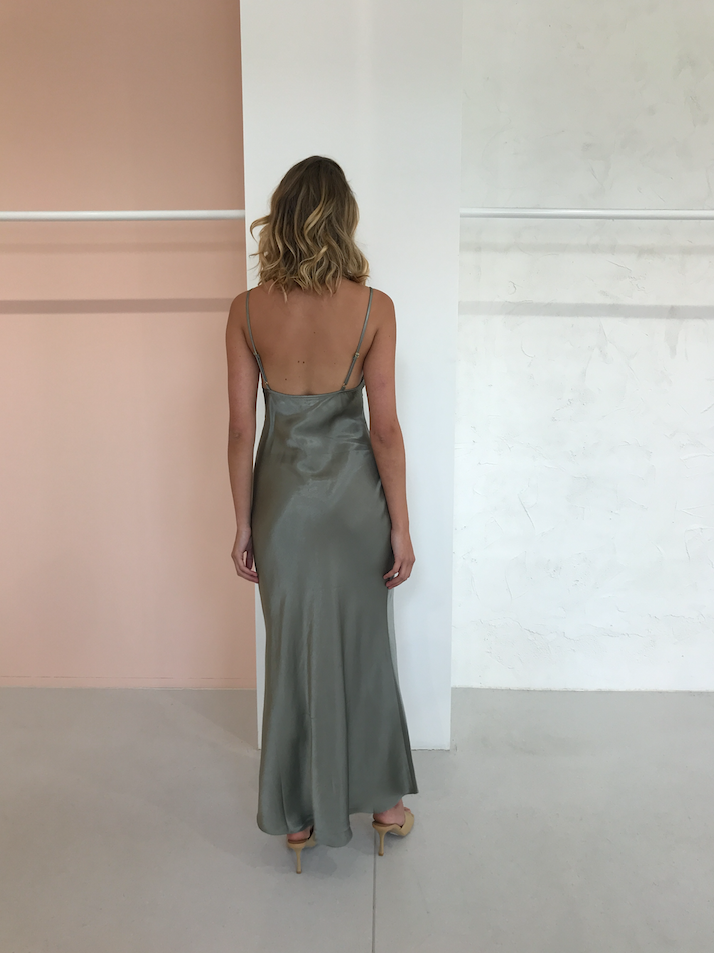 La Lune Bias Slip Dress
