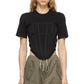 Jersey Corset Tee