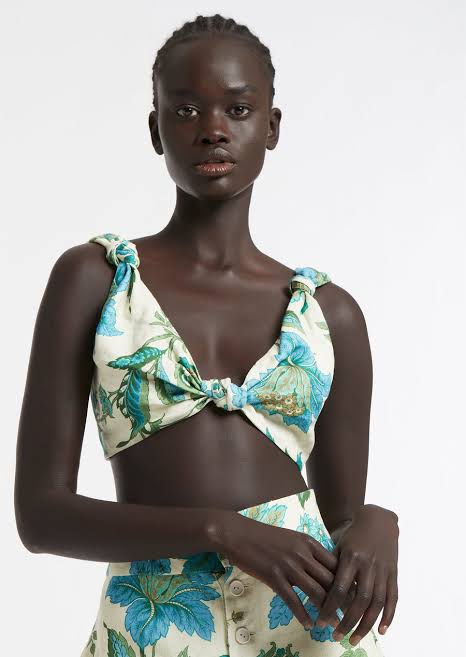Sir the Label Alexandre Knot Bralette Top - Marguerite Print – Styled by  Niks